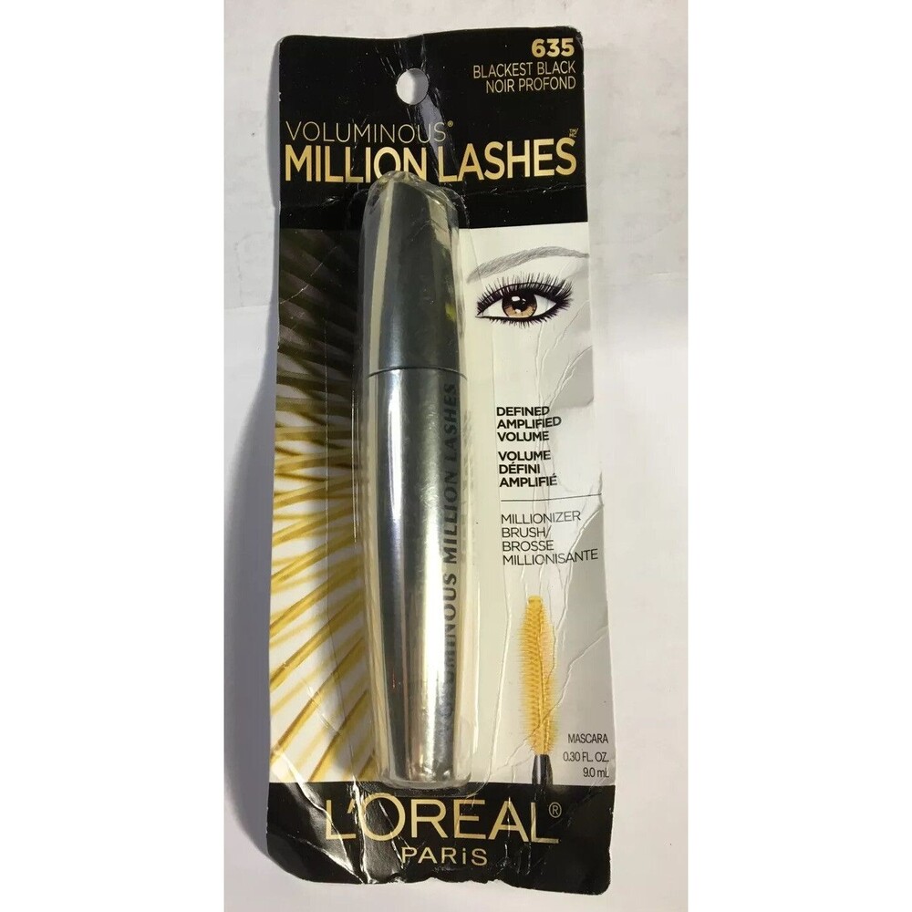 L'Oreal Paris Voluminous Million Lashes Mascara - Black - 0.3 Fl Oz New